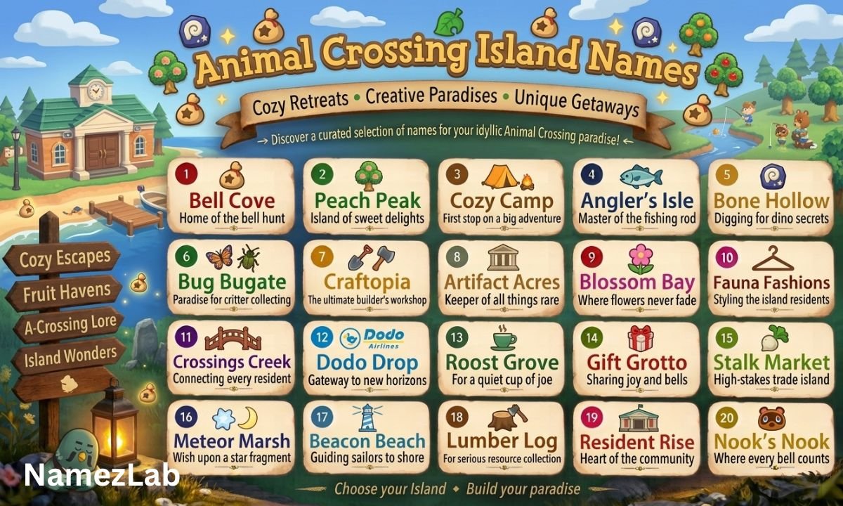 Animal Crossing Island Names