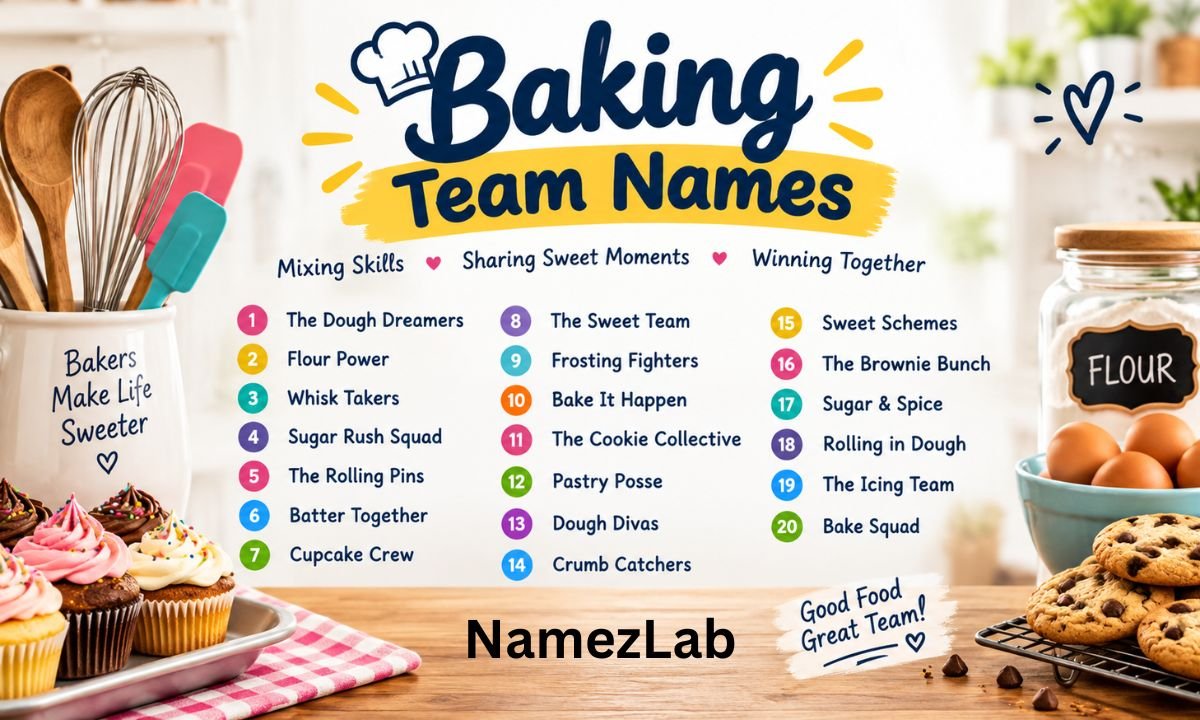 Baking Team Names