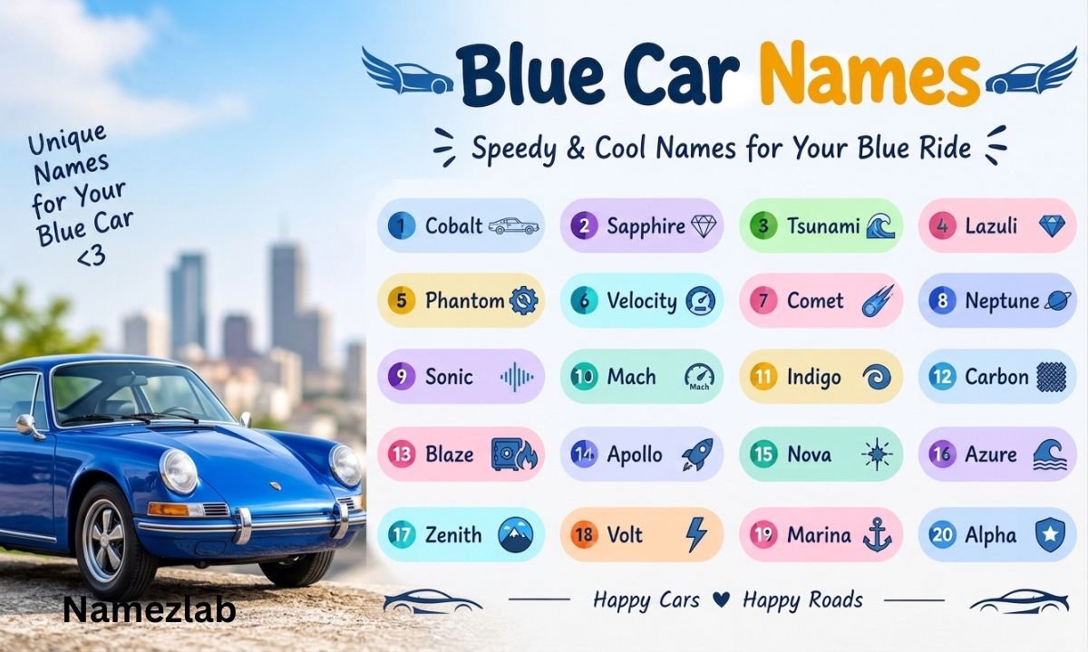Blue Car Names
