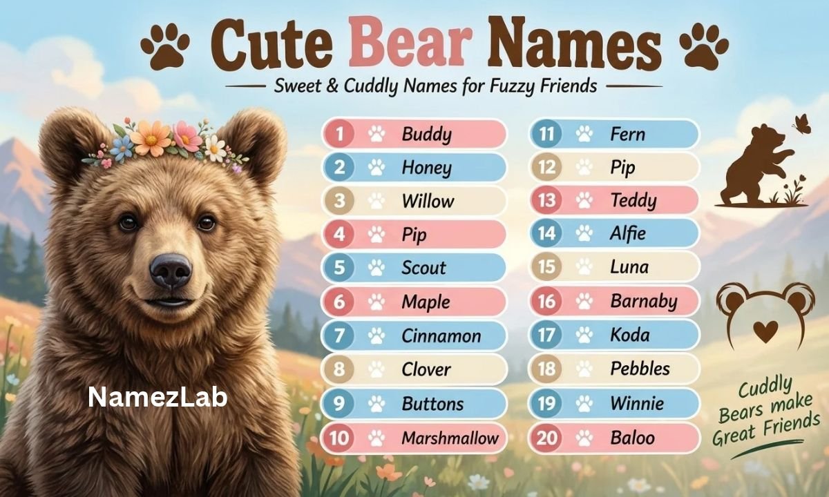 Cute Bear Names