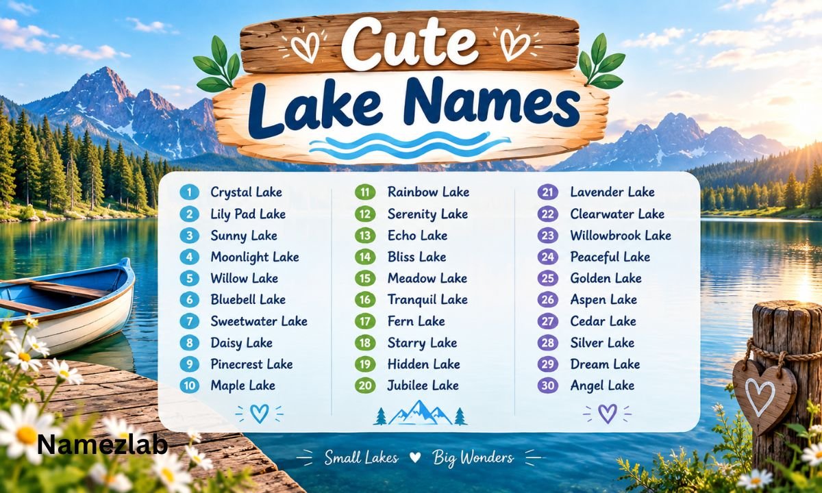 Cute Lake Names