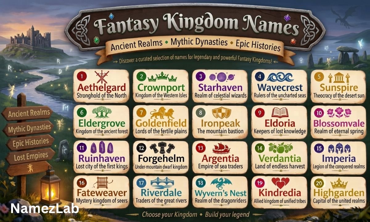 Fantasy Kingdom Names