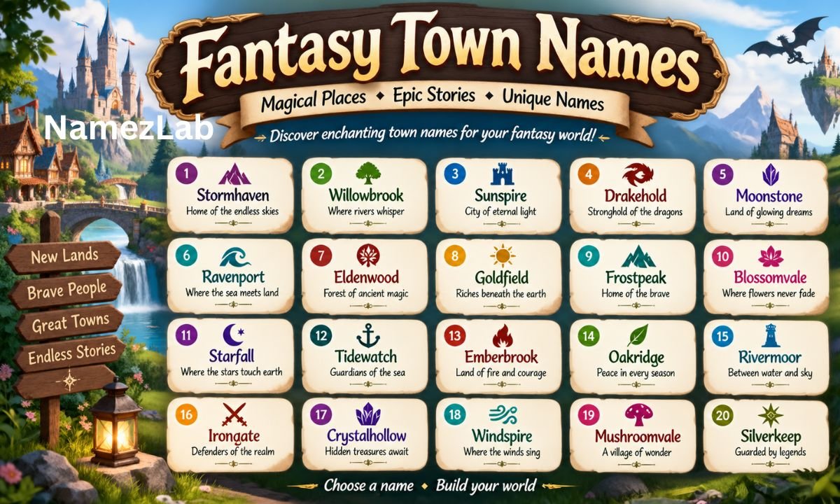 Fantasy Town Names