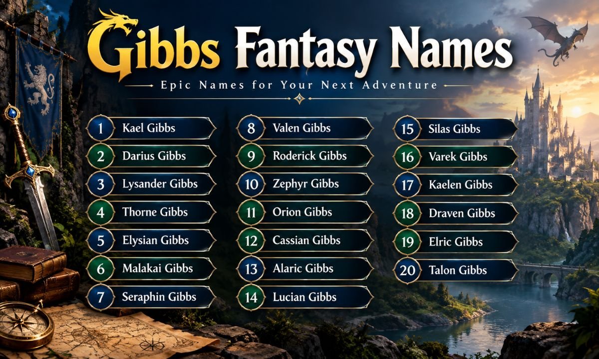 Gibbs Fantasy Names