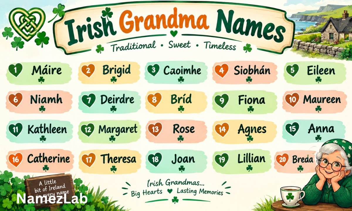 Irish Grandma Names