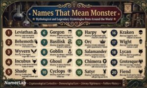 Names That Mean Monster