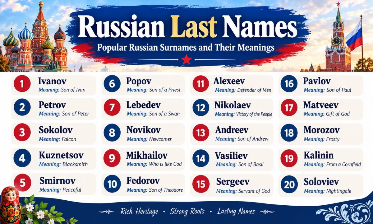 Russian Last Names