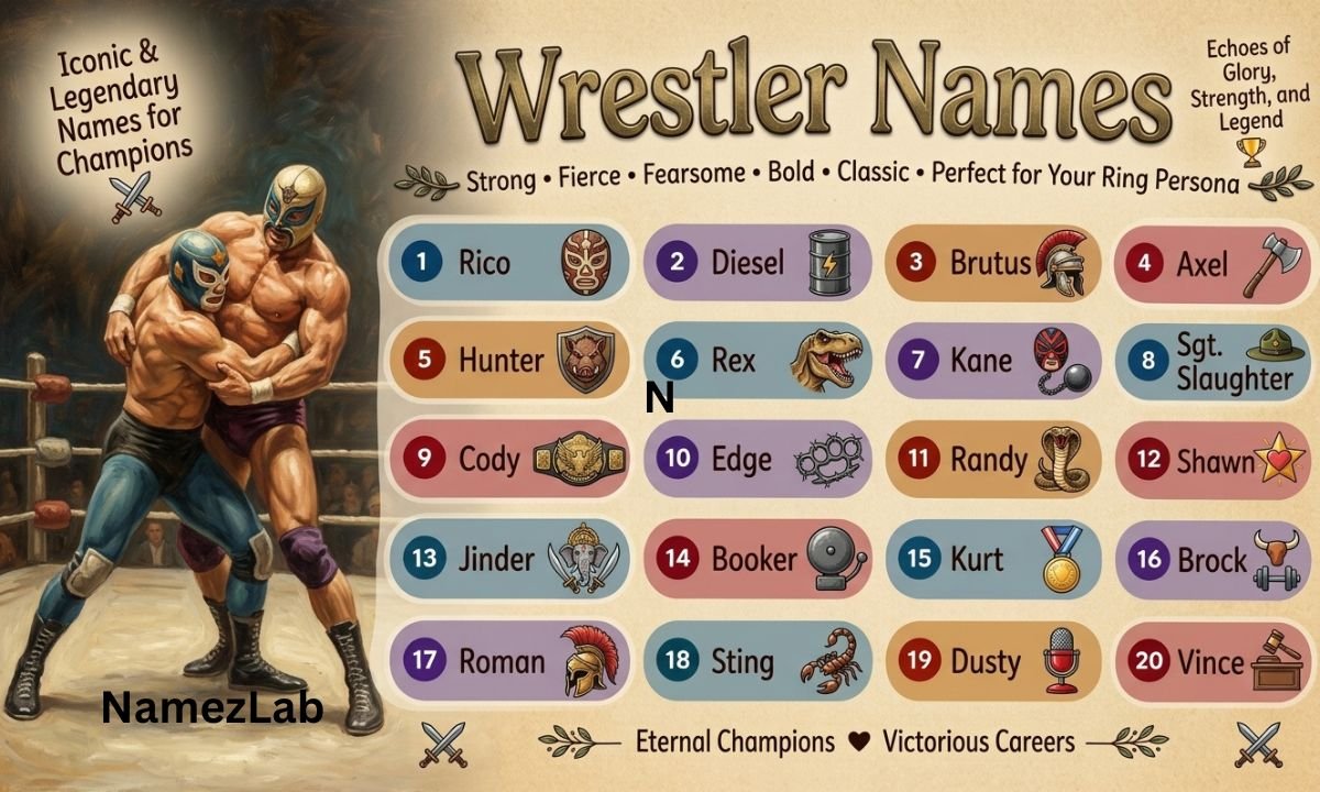 Wrestler Names