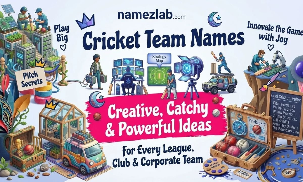 Best Cricket Team Names