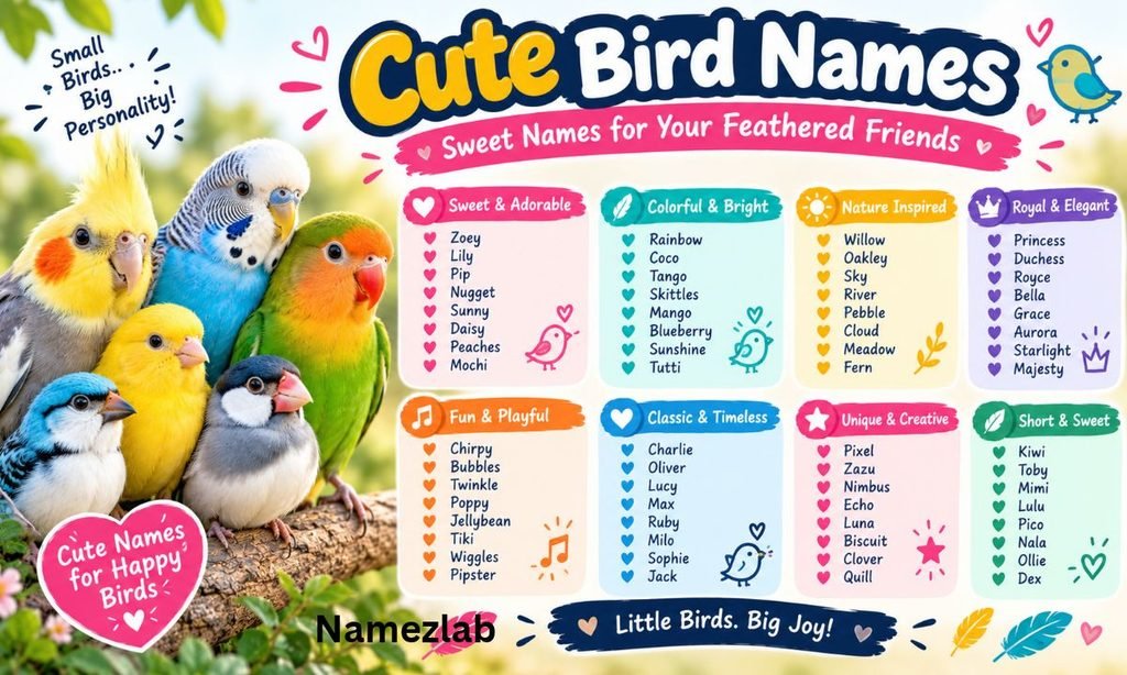 Cute Bird Names