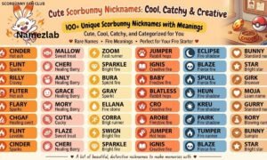 Cute Scorbunny Nicknames