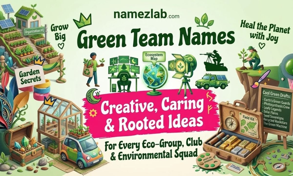 Green Team Names