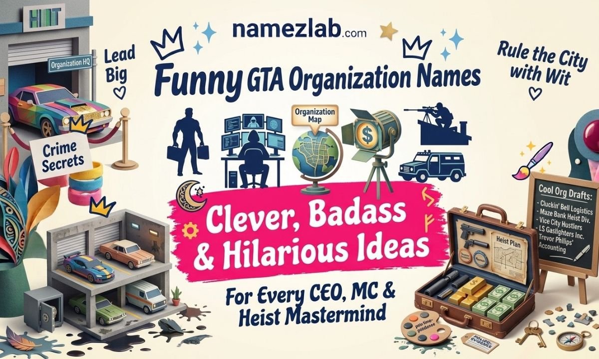 Funny GTA Organization Names