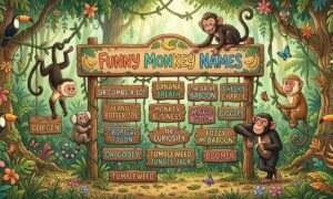 Funny Monkey Names