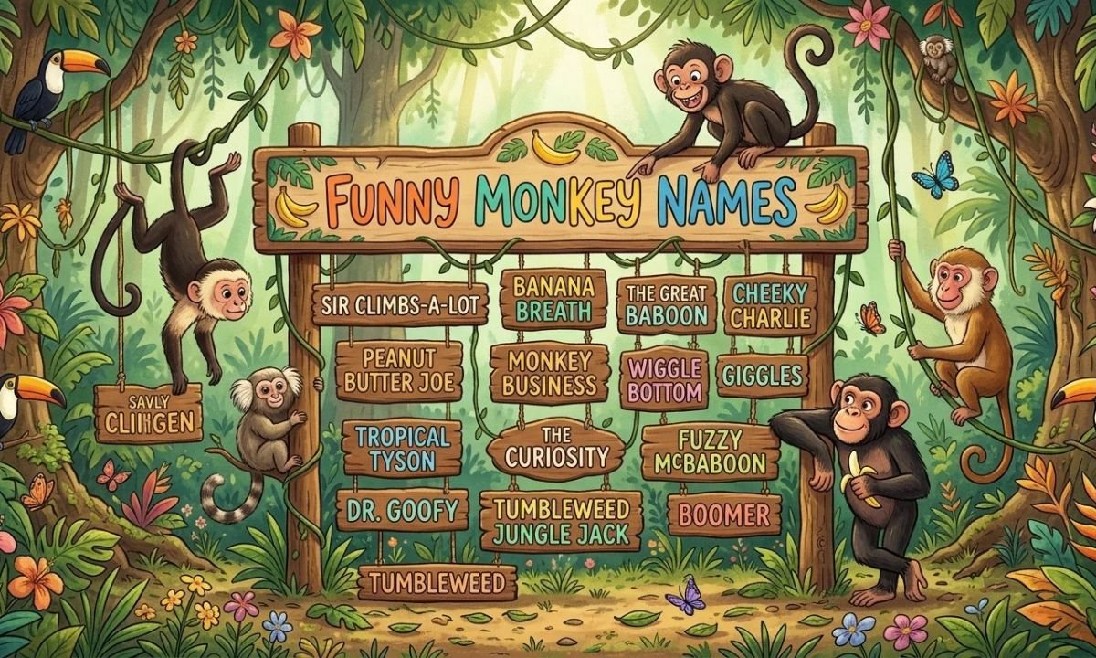 Funny Monkey Names