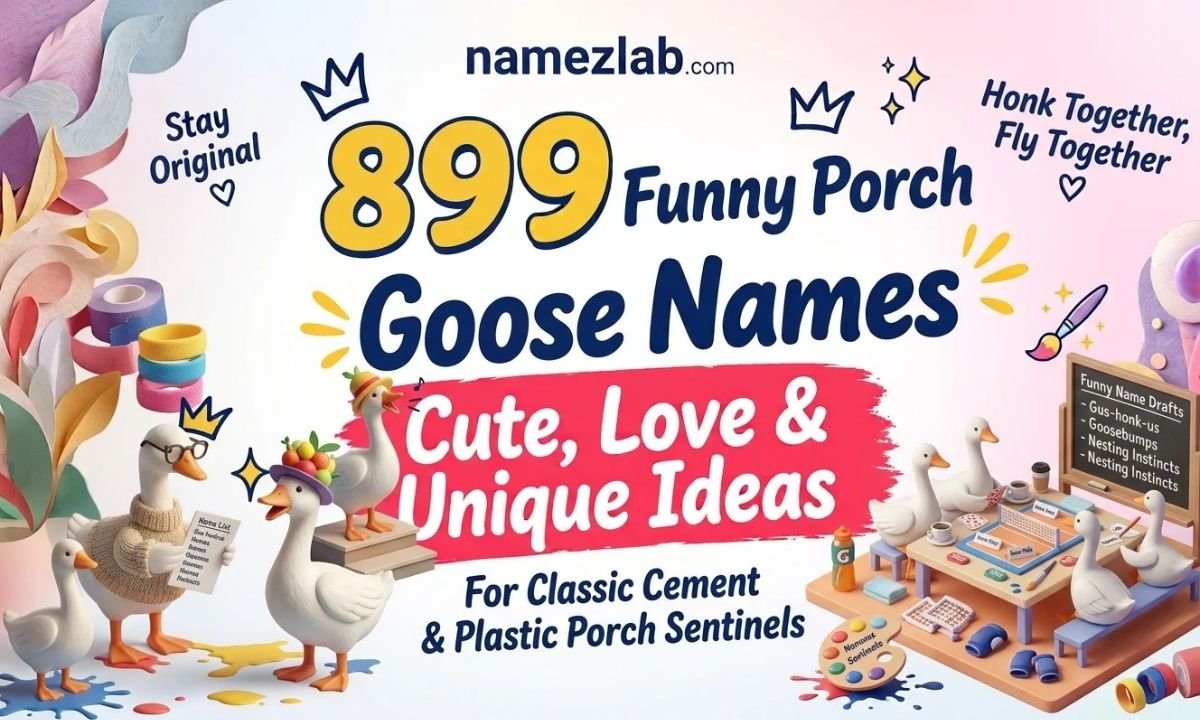 Funny Porch Goose Names