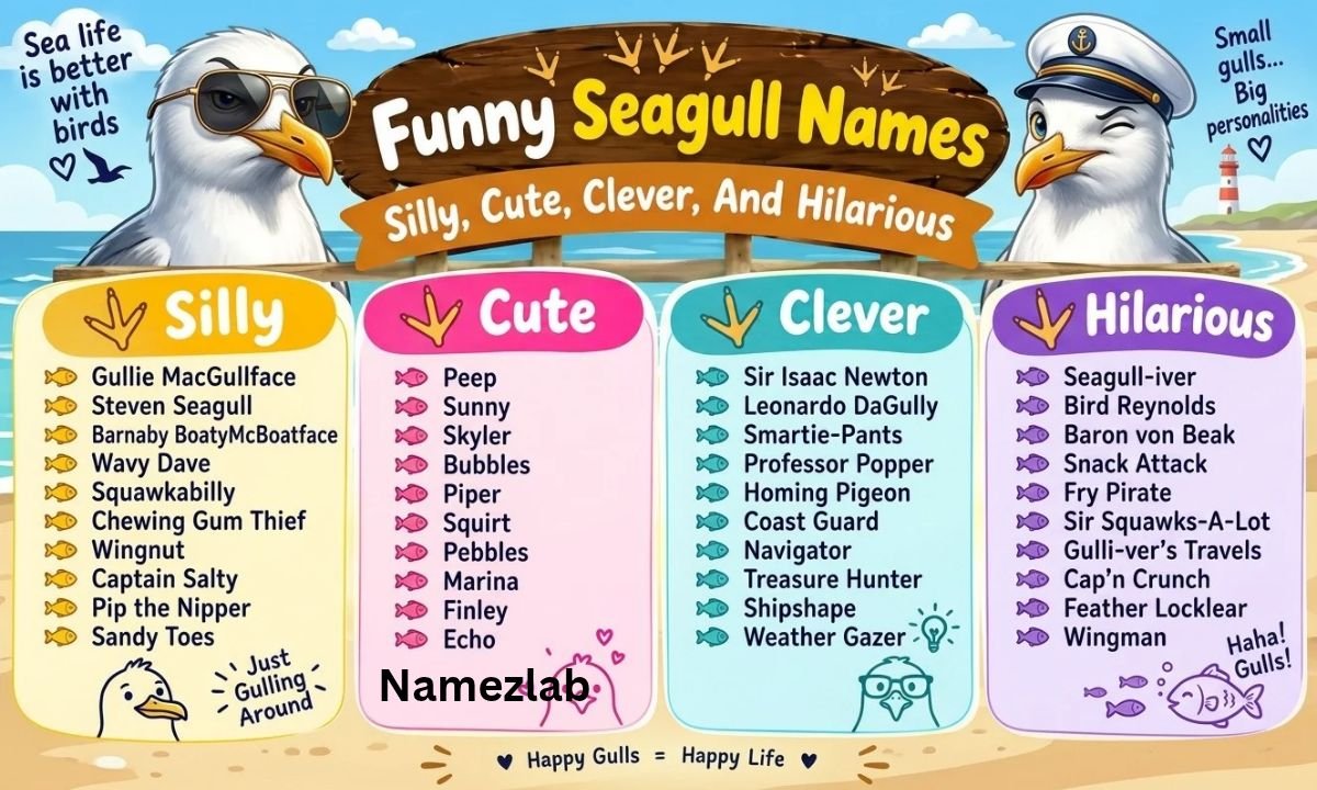 Funny Seagull Names