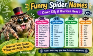 Funny Spider Names