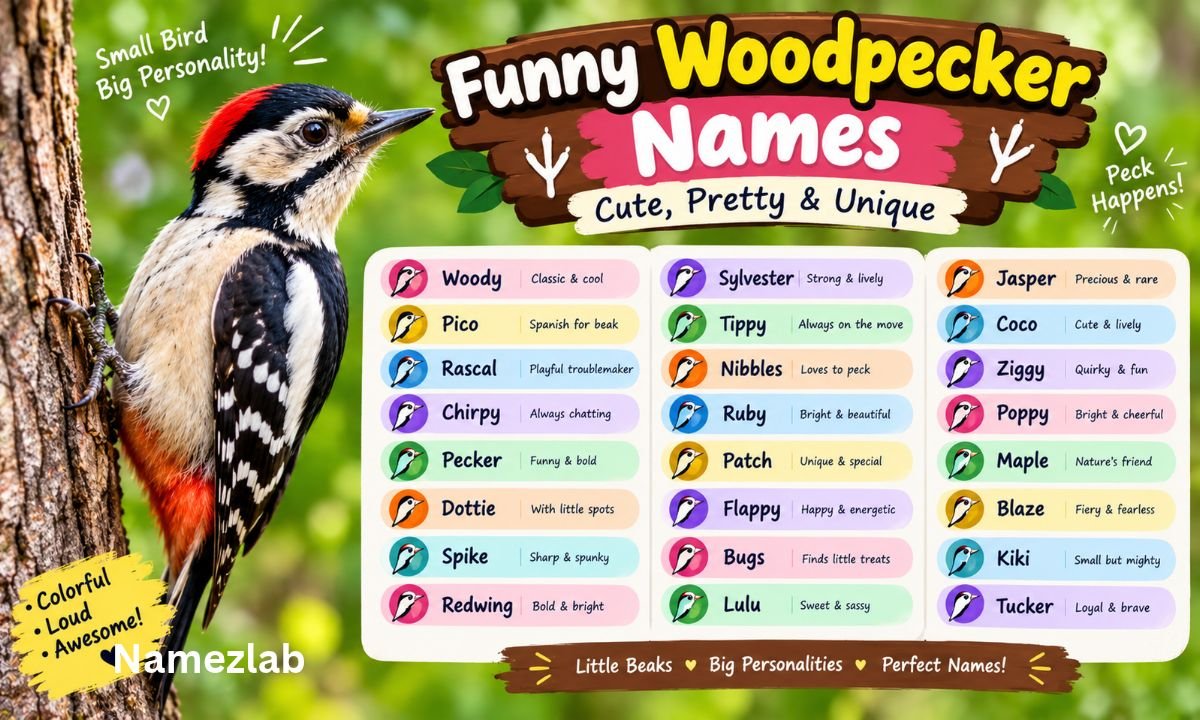 Funny Woodpecker Names