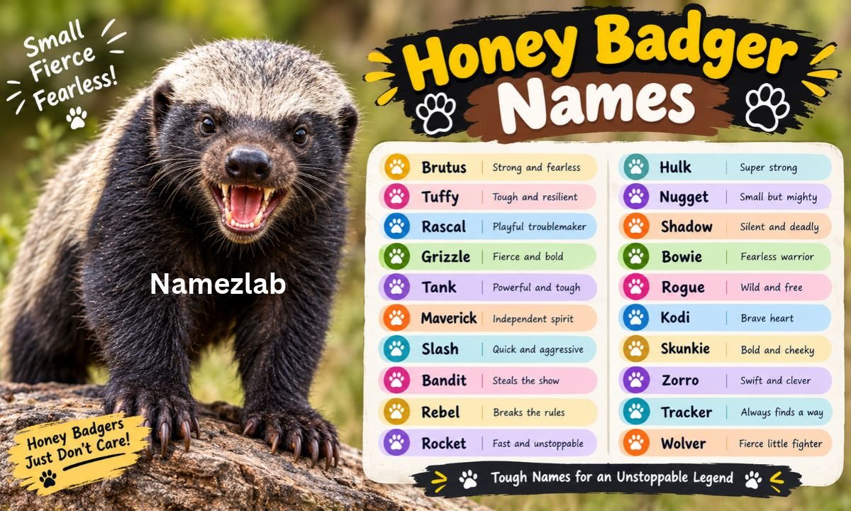 Honey Badger Names